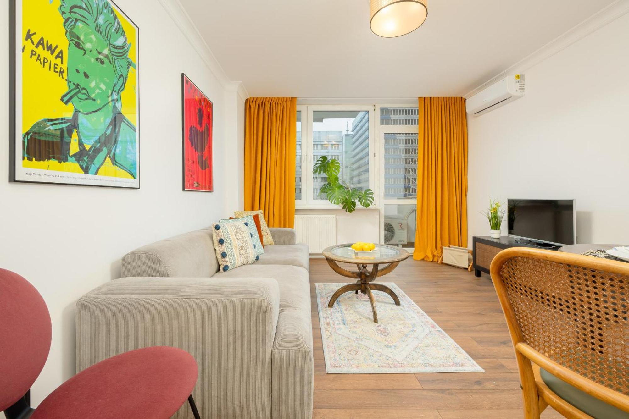 Marszalkowska Stylish Apartment With Balcony Warsaw Center By Noclegi Renters Exteriér fotografie